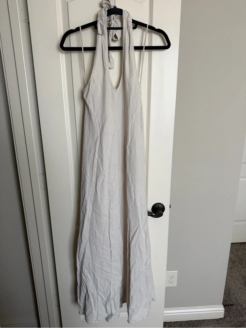 Bellambra Cream Linen Maxi Dress - Picture 1 of 4